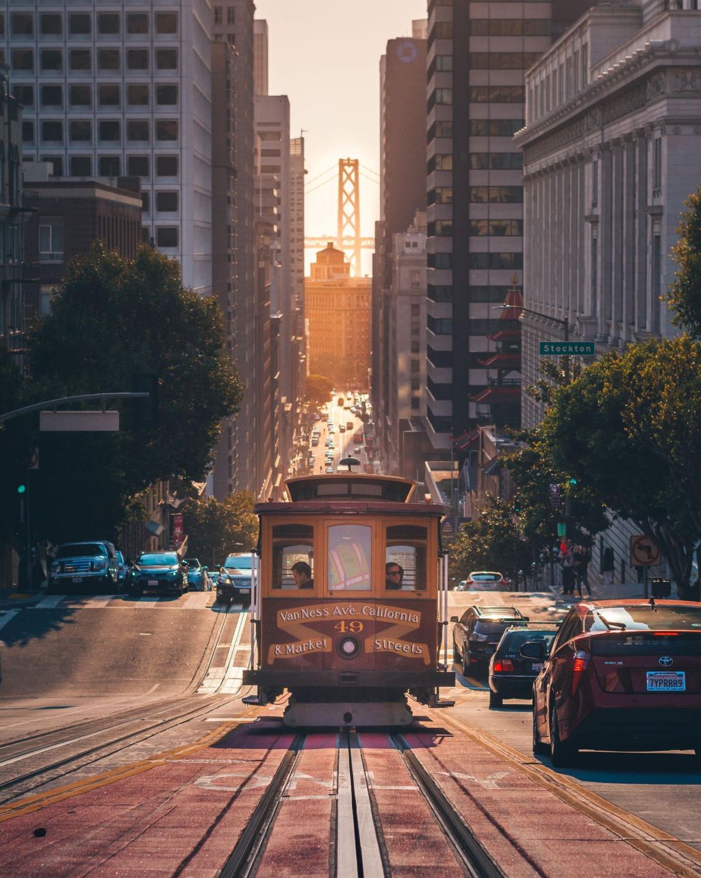 Photo Les moyens de transport pour se rendre et voyager à travers San Francisco