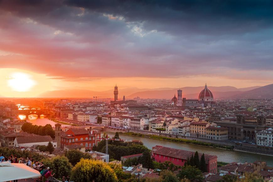 Photo Distance pour Florence et comment y aller / se déplacer