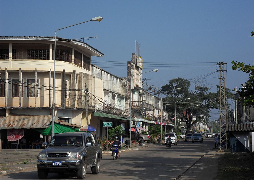 Une rue de Savannakhet