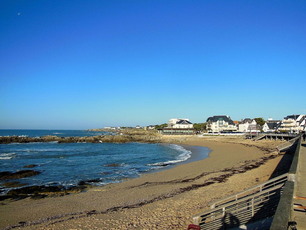 Plage de Port Lin côte sauvage du Croisic France