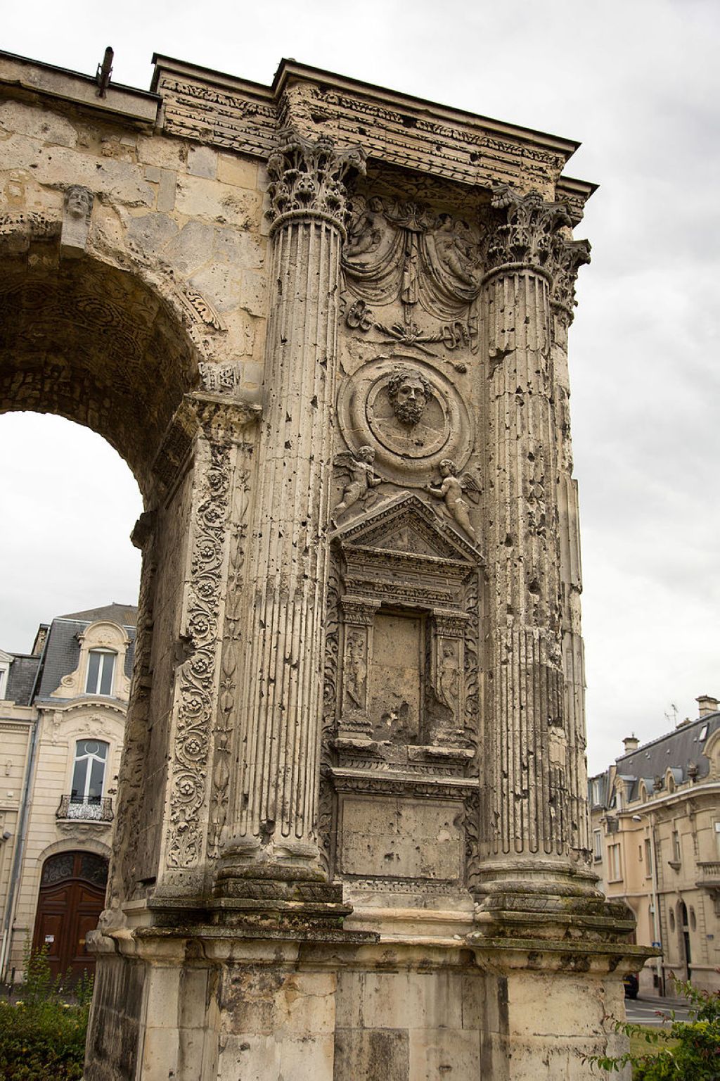Une arche de la Porte de Mars Reims France