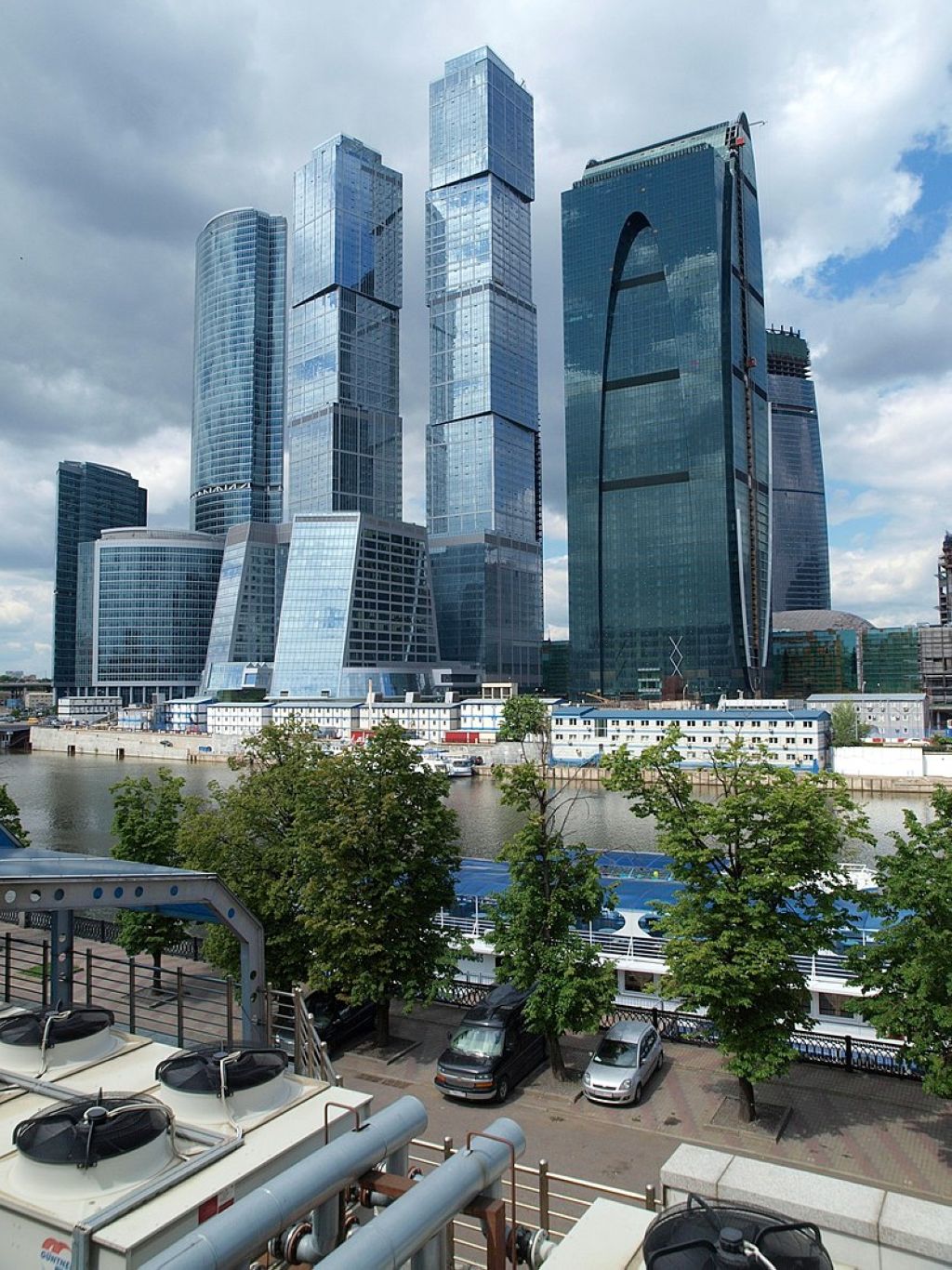 Moscou le nouveau quartier des affaires MoskvaCity
