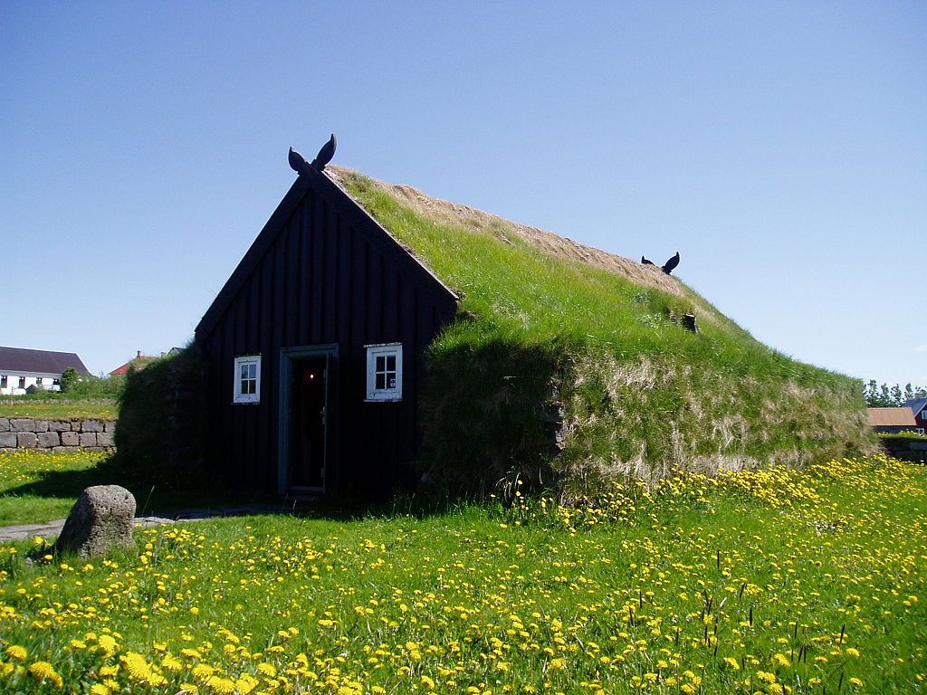 Ferme traditionnelle au musée dÁrbær Árbæjarsafn