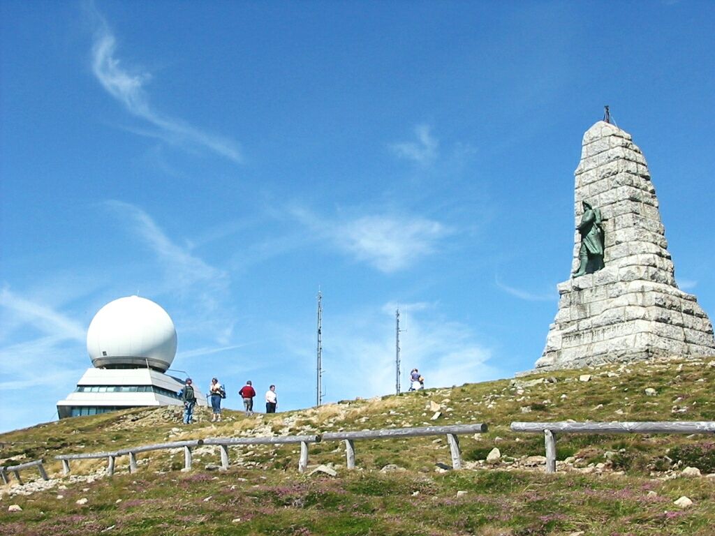 Le sommet du Grand Ballon massif des Vosges France