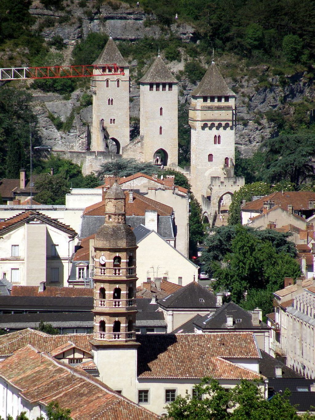 Cahors Lot France Vue prise du mont SaintCyr