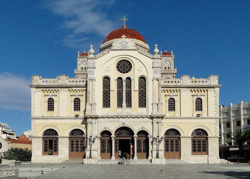 Cathédrale Agios Minas Héraklion Crète Grèce