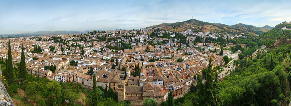 Vue panoramique de Grenade depuis lAlhambra