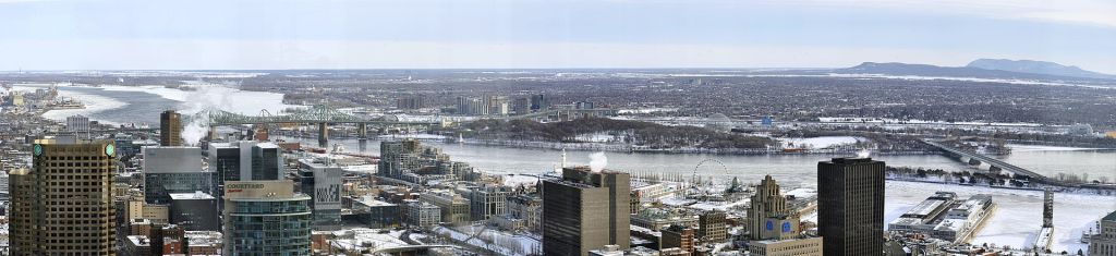 Montréal depuis lobservatoire de la Place VilleMarie