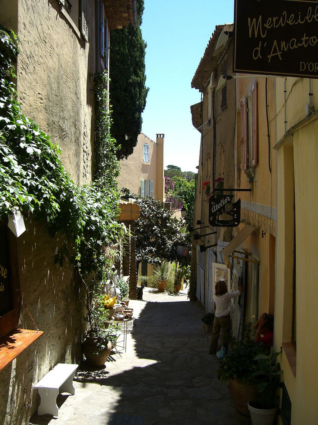 Rue piétonne de la vieille ville
