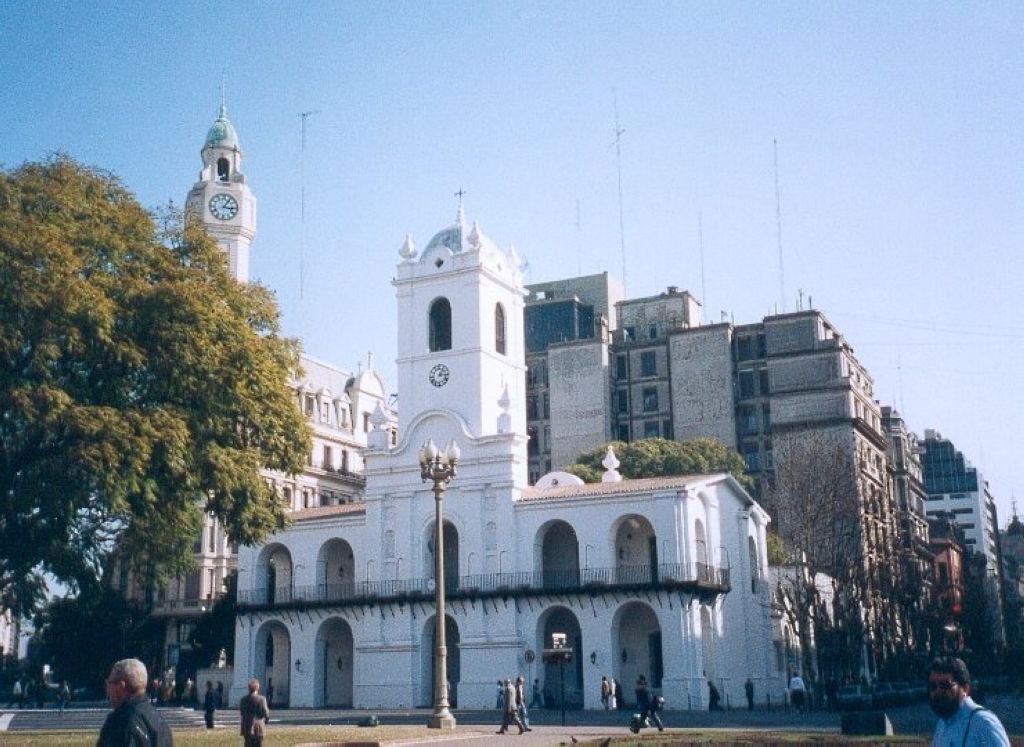 Cabildo Plaza de Mayo place de Mai Buenos Aires