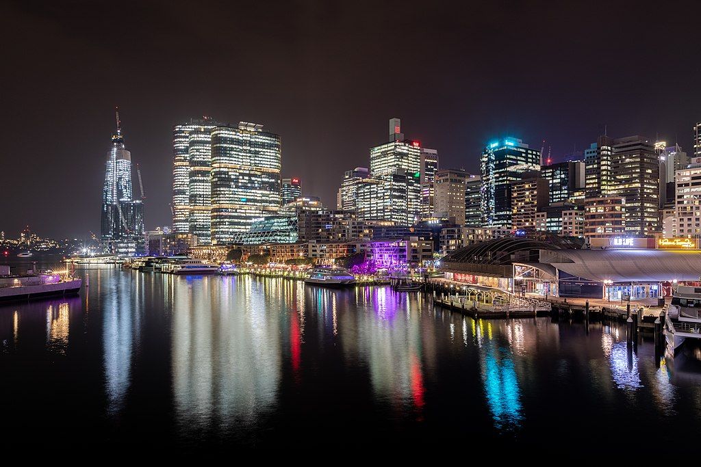 King Street Wharf at Darling Harbour Sydney New South Wales Australia