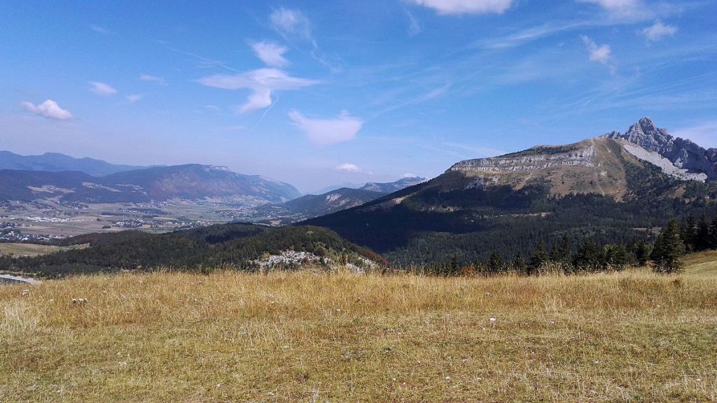 Le Roc Cornafion vu depuis la Côte 2000 à VillarddeLans