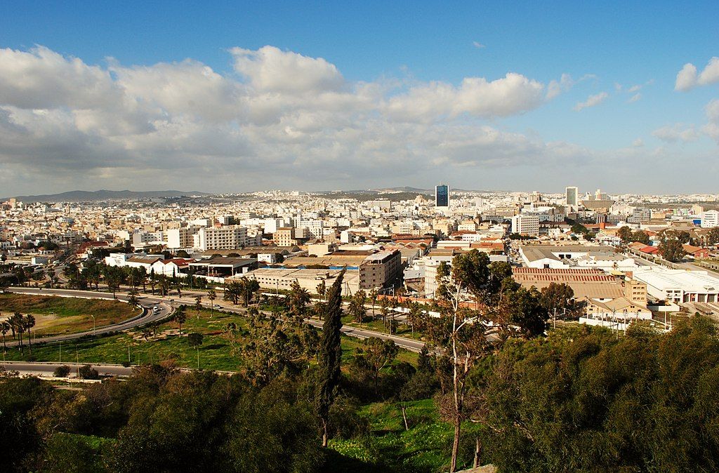 Vue de Tunis depuis la colline du Djellaz