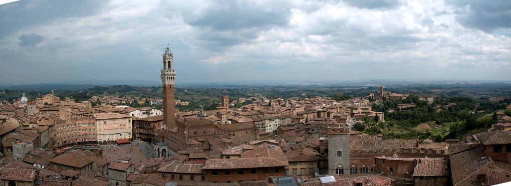 Panoramique de Sienne  Italie