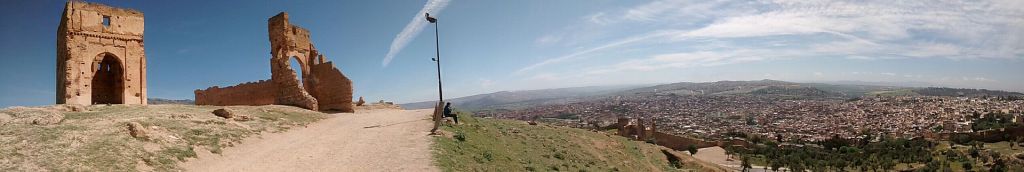 The Marinid Tombs and a view of Fes el Bali