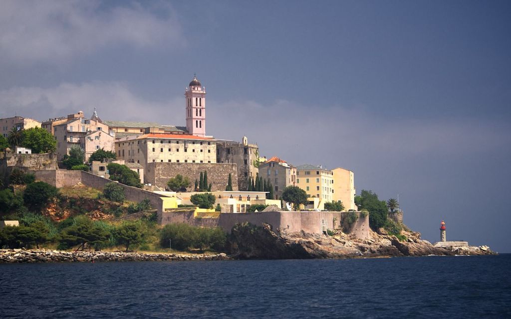 La citadelle de Bastia vue du sud