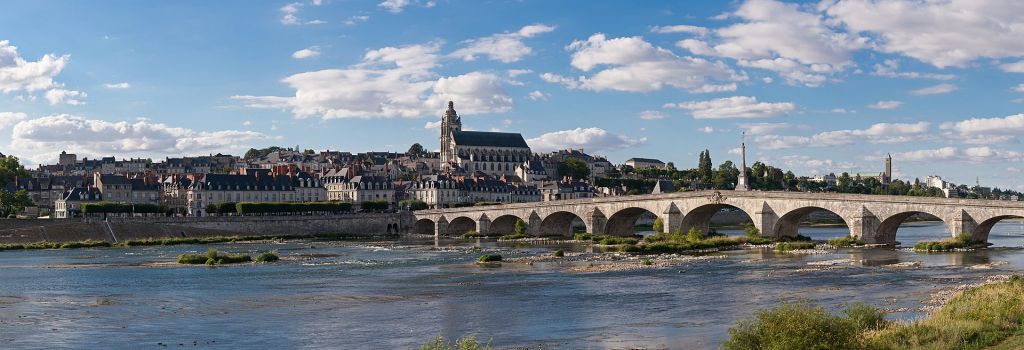 Vue panoramique de Blois LoiretCher France