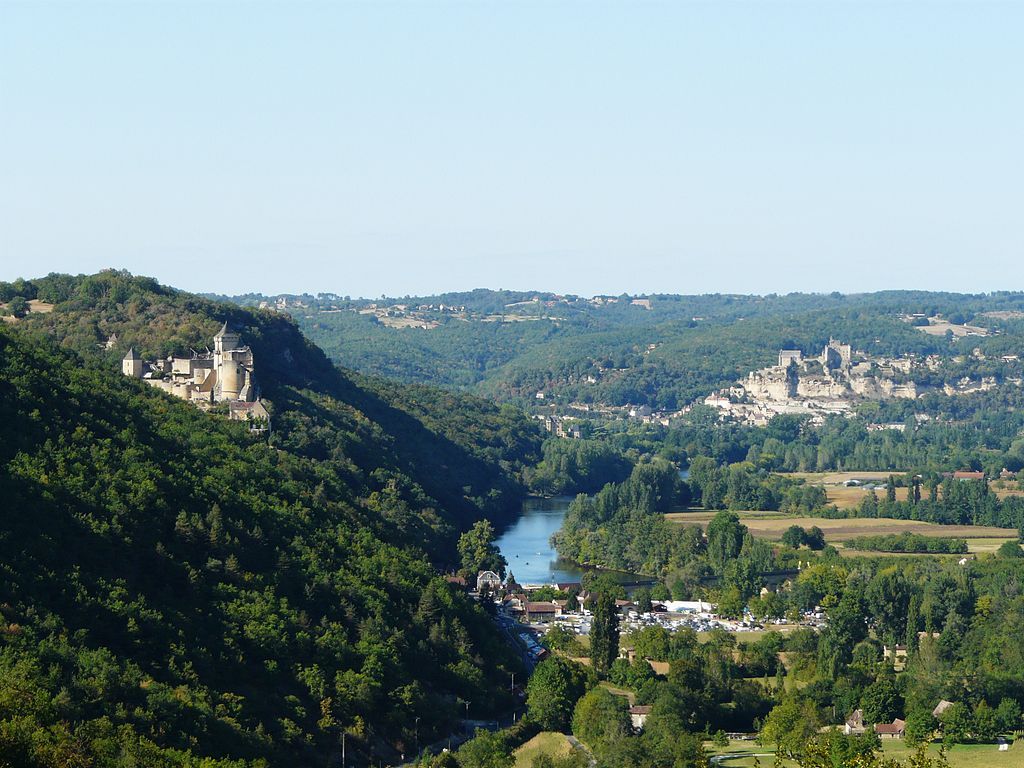 Les châteaux de Castelnaud et de Beynac en vallée de la Dordogne
