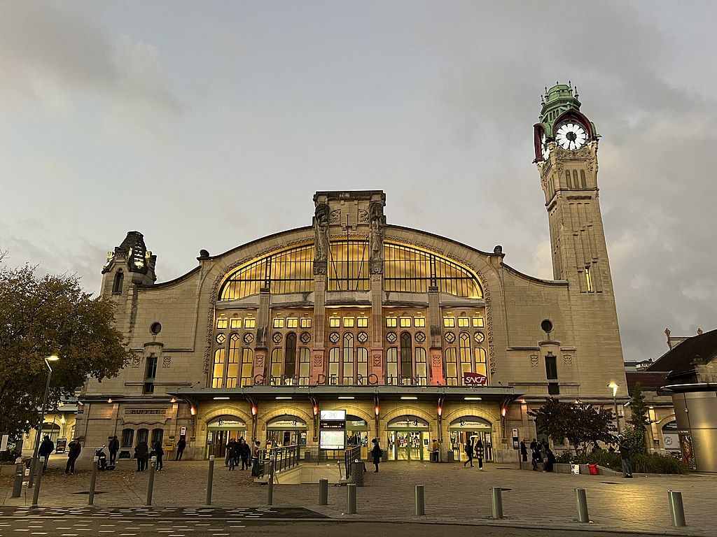La gare de RouenRiveDroite