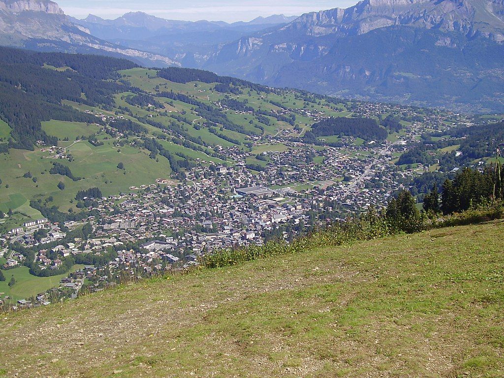 Vue panoramique de Megève depuis Rochebrune