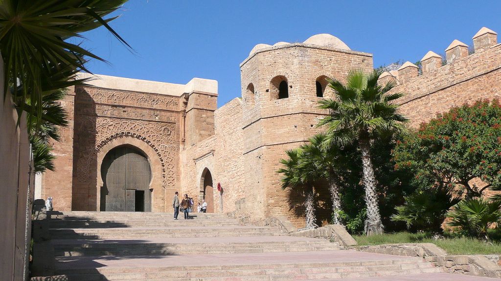 Bab Oudaïa porte de la Kasbah des Oudaias Rabat Maroc