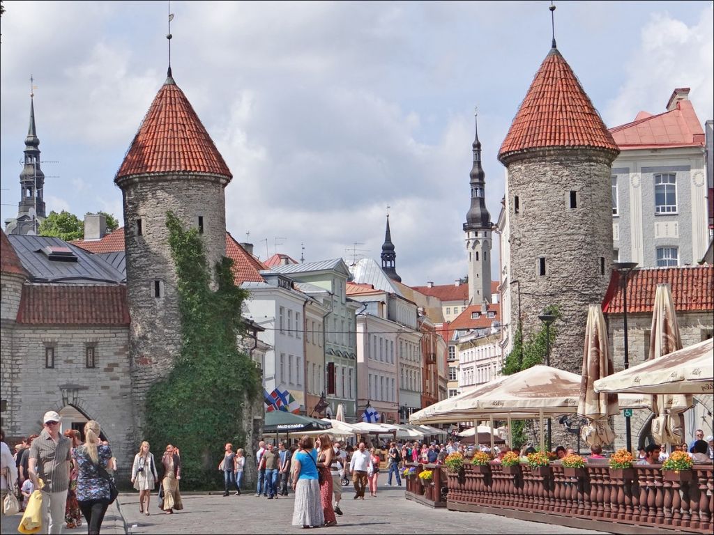 La ville ancienne de Tallinn Estonie