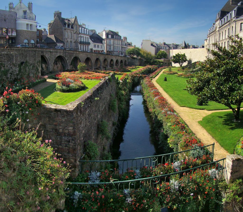 Vannes Morbihan Bretagne France Jardin du Château de lHermine