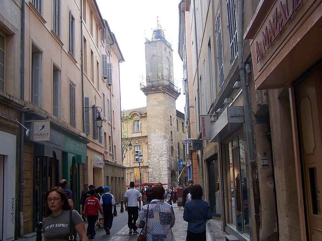 Rue PaulBert à Aix en Provence France