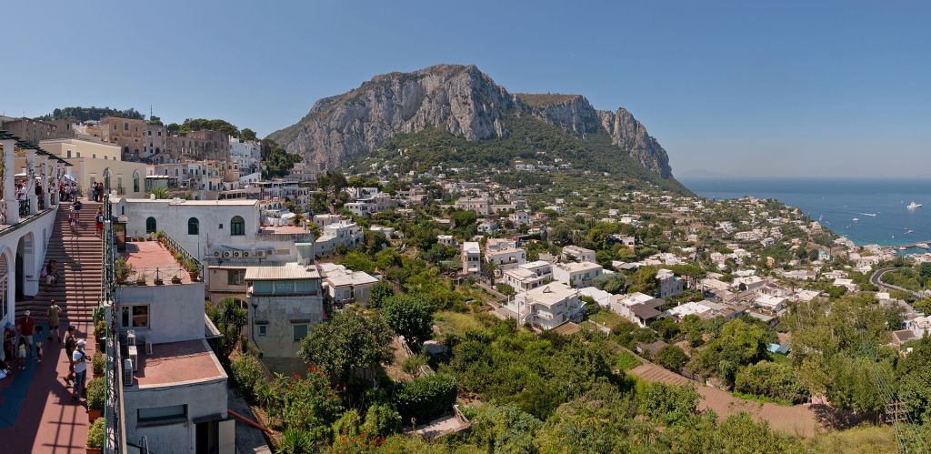 Capri Centre Belvedere on Capri Island Italy