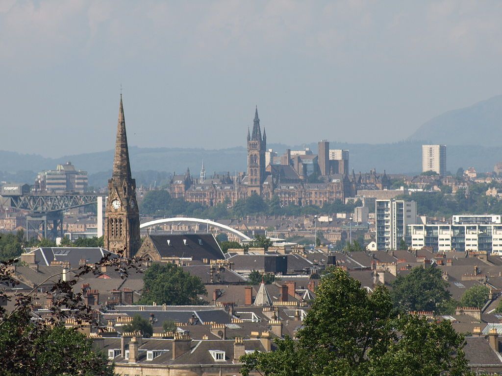 View of Glasgow from Queens Park