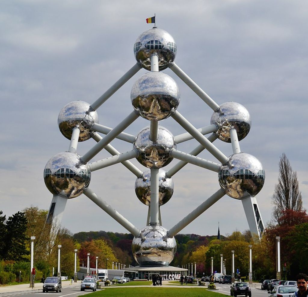 Atomium Brussels District of Laeken Region of Brussels Belgium