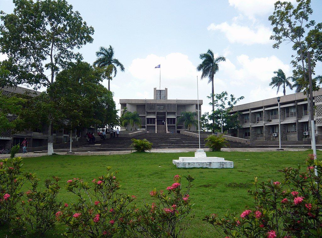 Le bâtiment de lAssemblée nationale du Belize