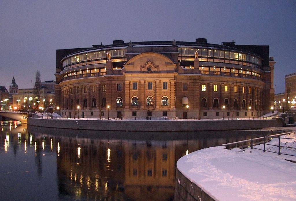 Le siège du parlement suédois à Stockholm