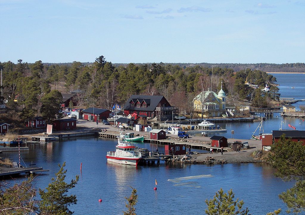Swedish Archipelago at Arkösund in Östergötland 