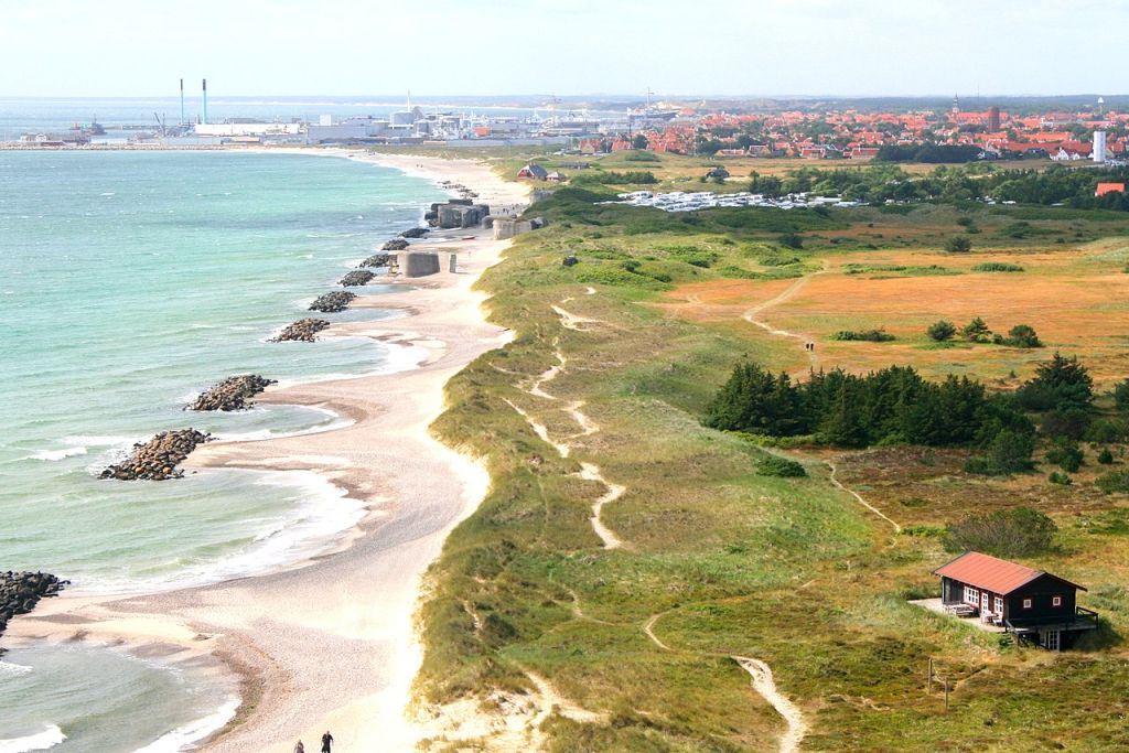 Coast of Skagen Northern Jutland Denmark to the Baltic Sea