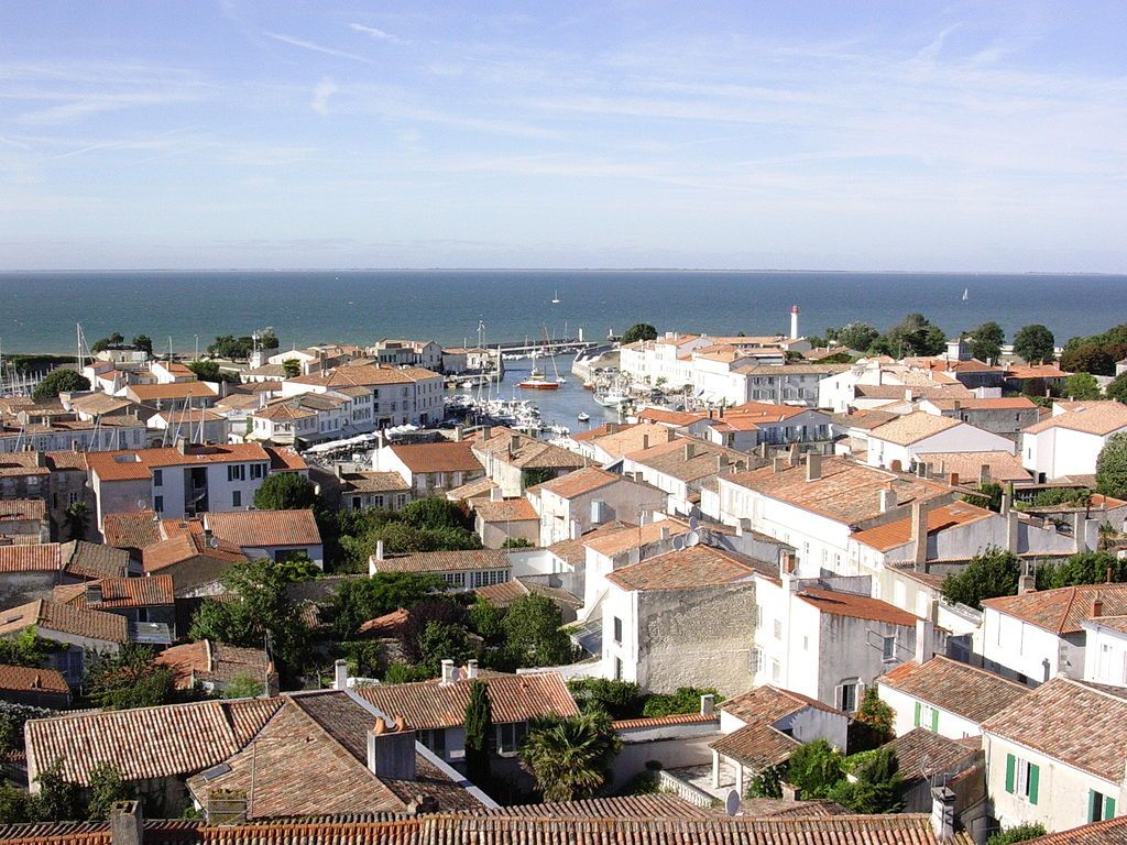 SaintMartindeRé Le port et la ville vus du clocher