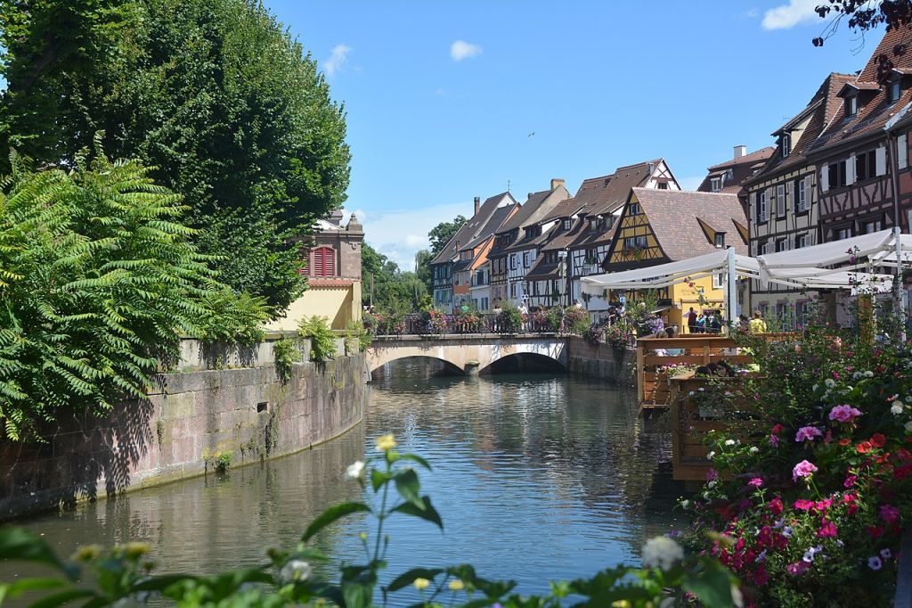 La petite Venise à Colmar HautRhin France
