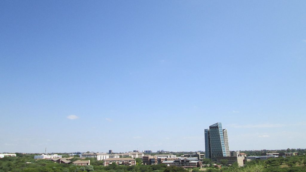 Gaborone skyline