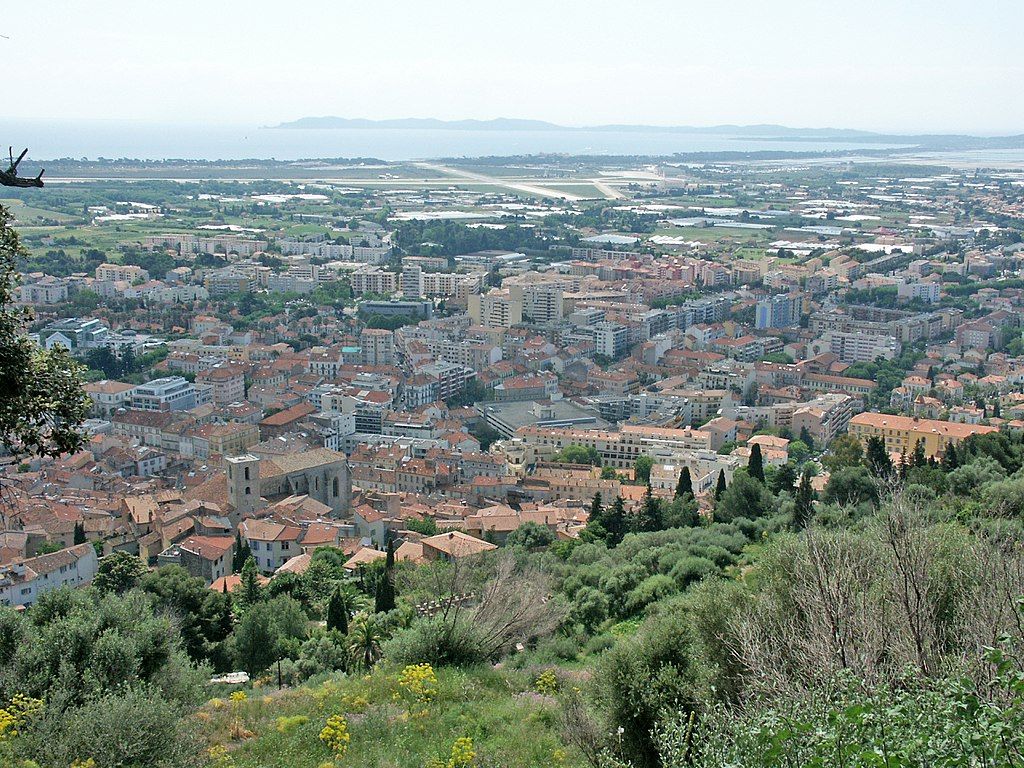 Vue panoramique dHyères