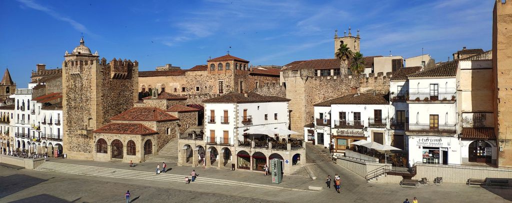Parte antigua de Cáceres Extremadura España