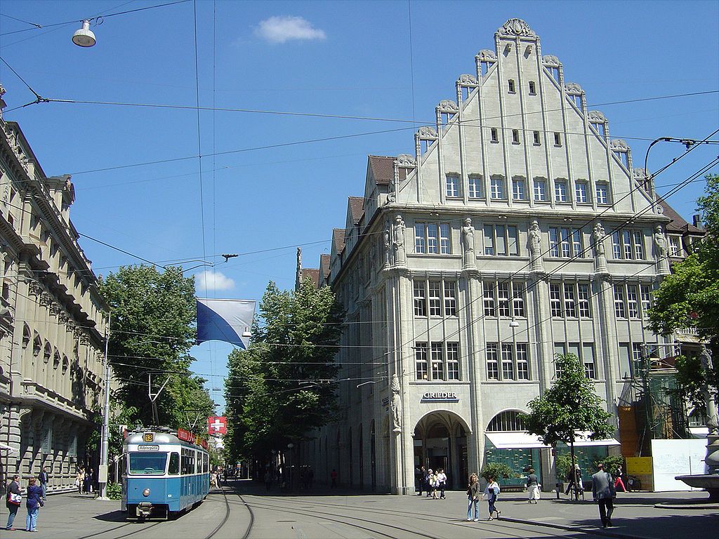 La Bahnhofstrasse une des rues les plus chères du monde