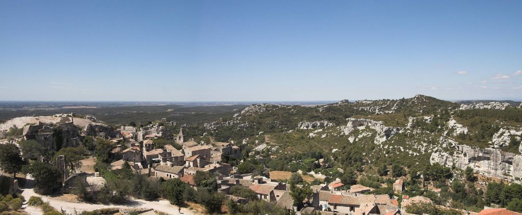 vue du Château des Baux Les Baux de Provence France