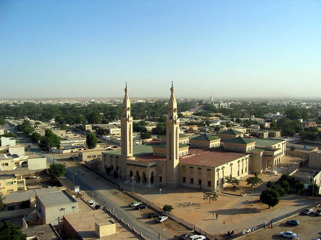 Central mosque in Nouakchott Mauritania