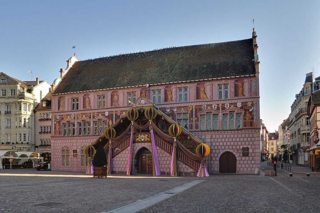 Ancien hotel de ville de Mulhouse Haut Rhin France