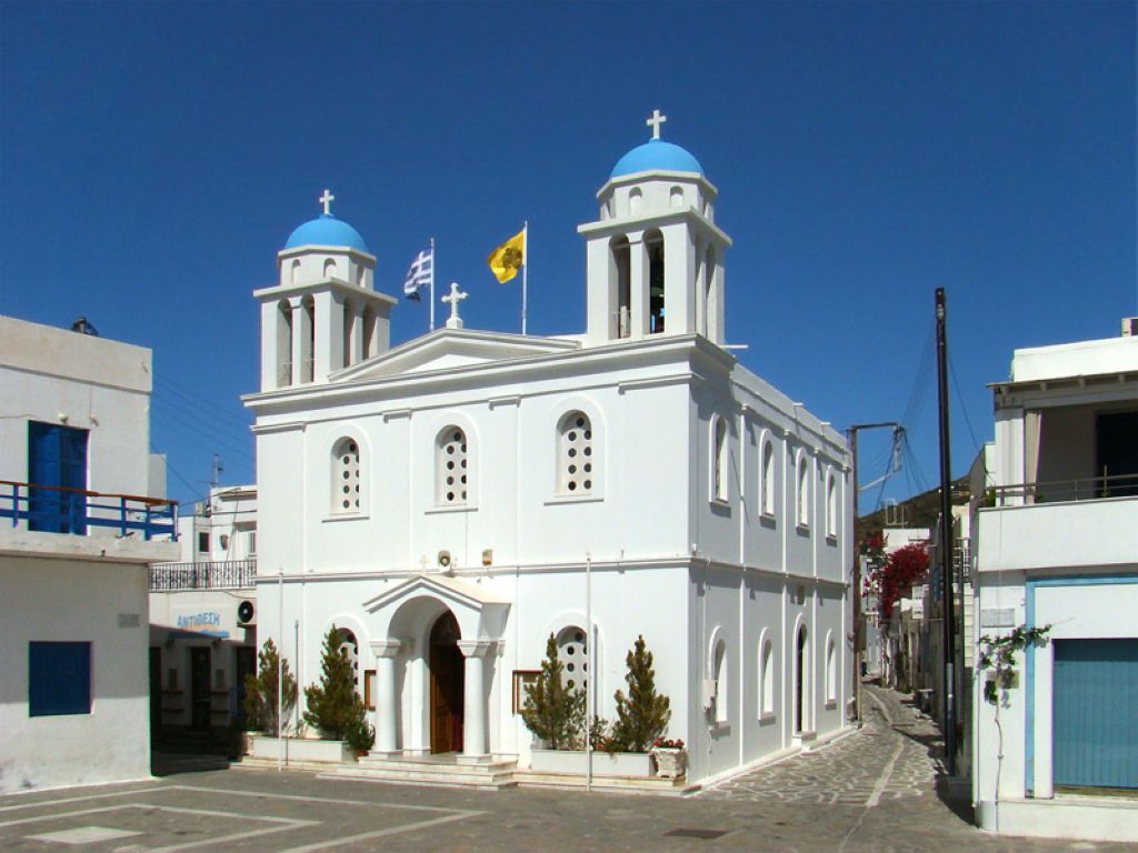 Church of Zoodohos Pigi Parikia Paros Greece