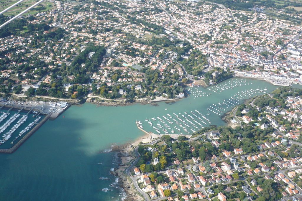 Port de Pornic vue du ciel