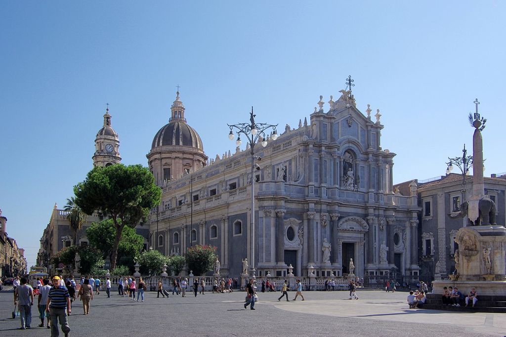 Italy Sicily Catanaia cathedral Sant Agata