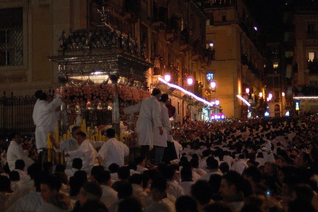 La fête de sainte Agathe est lune des plus importantes de Sicile