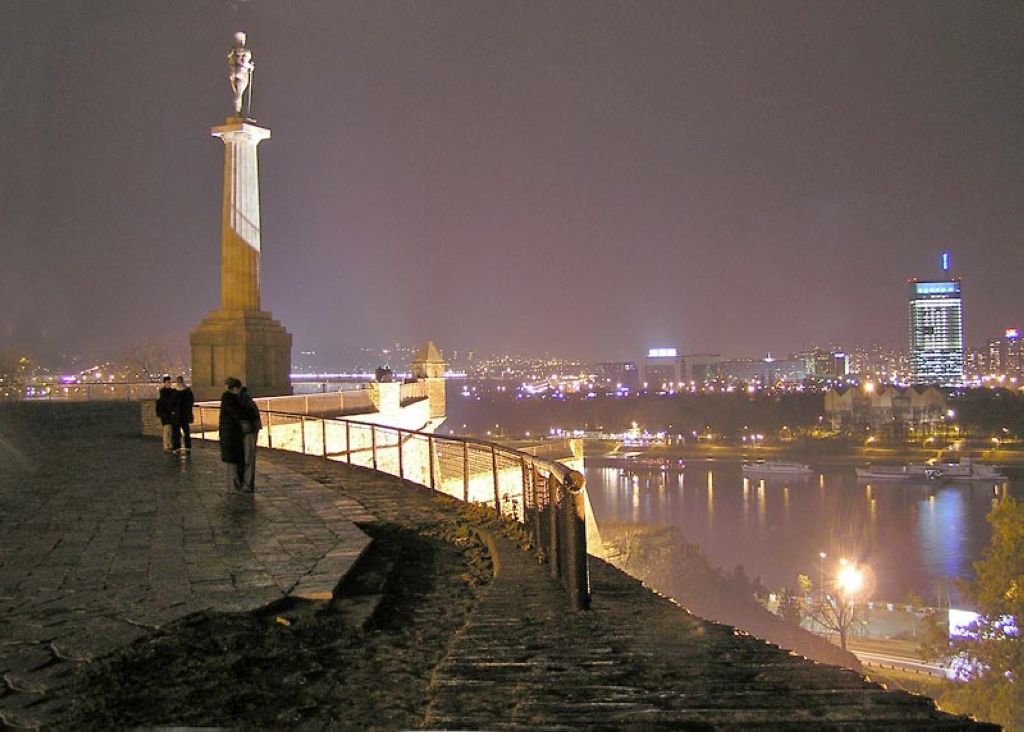 Kalemegdan  well known fortress and a park in Belgrade Serbia