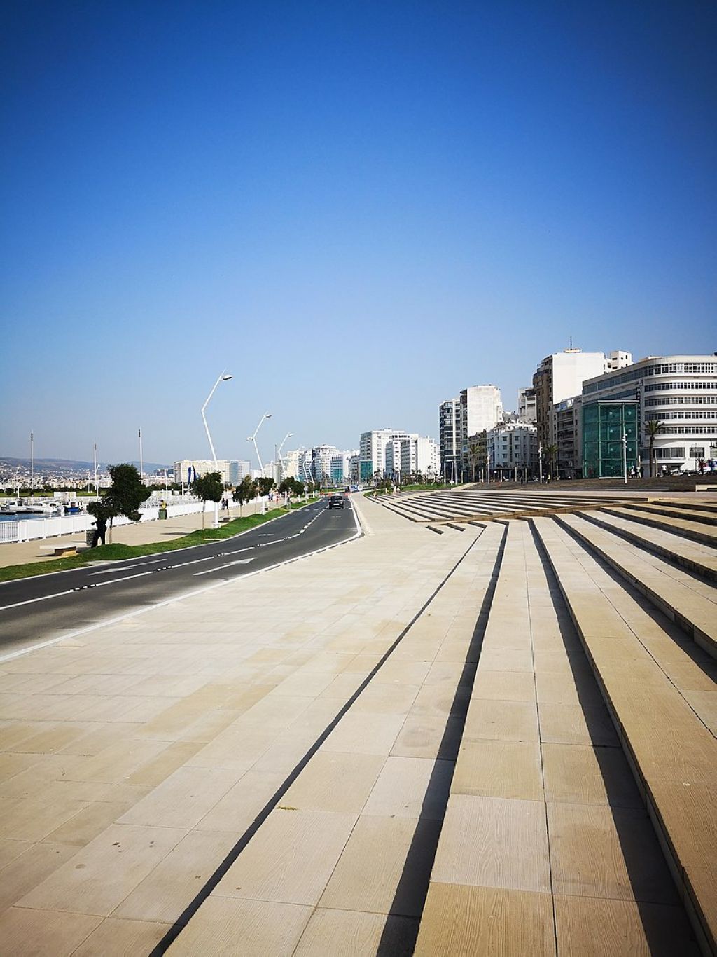 Marina Bay area in tangier